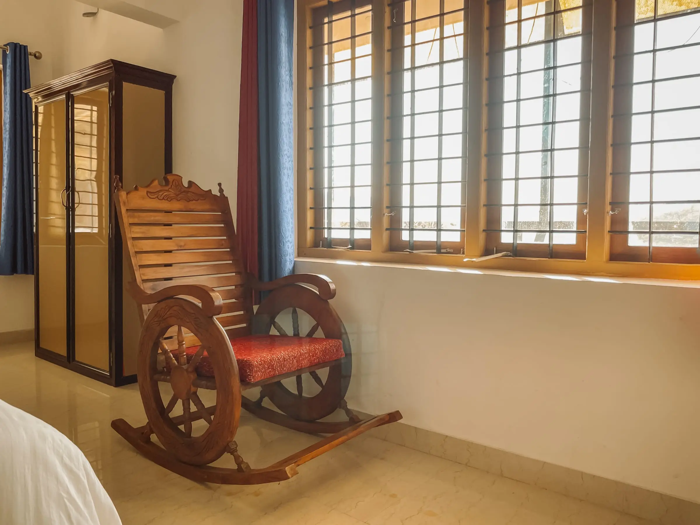 The Spacious Floor: rocking chair by the bedroom window
