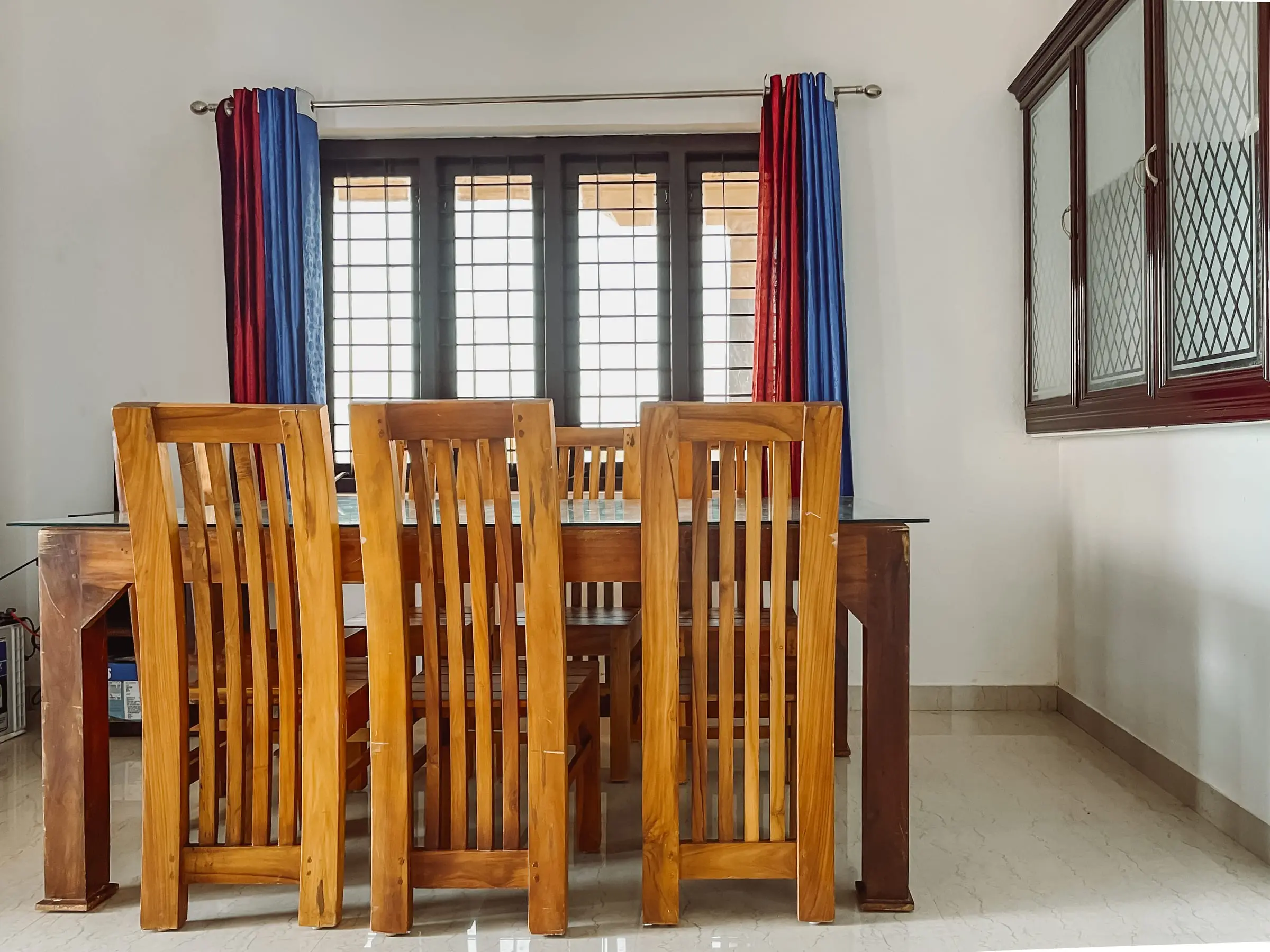 The Comfort Suite: its own dining table by the window